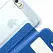 Ультратонкий чохол EGGO з віконцем для iPhone 5/5S Blue - ITMag