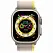 Apple Watch Ultra GPS + Cellular 49mm Titanium Case with Yellow/Beige Trail Loop - S/M (MNHD3/MNHK3) - ITMag