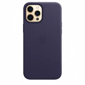 Apple iPhone 12 Pro Max Leather Case with MagSafe - Deep Violet (MJYT3) Copy - ITMag
