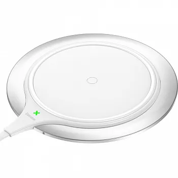 Baseus Metal Wireless Charger Silver + white (WXJS-S2) - ITMag