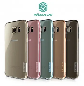 TPU чехол Nillkin Nature Series для Samsung G920F Galaxy S6 (Голубой (прозрачный)) - ITMag