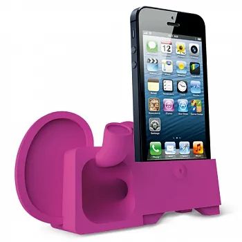 Ozaki O!music Zoo Elephant Dark Pink for iPhone 5 (OM936EB) - ITMag
