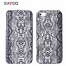 Кожаная накладка SAYOO Snake series для Apple iPhone 5/5S (Черный) - ITMag