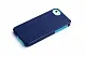Пластиковая накладка ROCK Texture series для iPhone 5/5S (+пленка) (синий) - ITMag