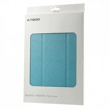 Чехол EGGO Tri-fold Stand Pattern Leather Case for Lenovo IdeaTab A7600 (Бирюзовый) - ITMag