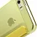 Ультратонкий чехол EGGO с окошком для iPhone 5/5S Yellow - ITMag