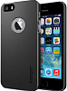 Пластиковая накладка SGP iPhone 5S/5 Case Ultra Thin Air A Series Smooth Black (SGP10499) - ITMag
