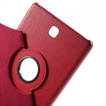 Чехол EGGO для Samsung Galaxy Tab A 8.0 T350/T355 (кожа, красный, поворотный) - ITMag