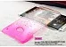 Пластикова накладка IMAK Colorful Raindrop Series для HTC One / M7 (+ плівка) (Рожевий) - ITMag