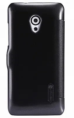 Кожаный чехол (книжка) Nillkin Fresh Series для HTC Desire 700 (Черный) - ITMag