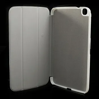 Чехол Crazy Horse Slim Leather Case Cover Stand for Samsung Galaxy Tab 3 8.0 T3100/T3110 White - ITMag