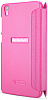 Кожаный чехол (книжка) Nillkin Sparkle Series для Lenovo S850 (Розовый) - ITMag