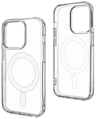 Mutural Jingtou series Magsafe TPU + PC Case for iPhone 15 Pro Transparent - ITMag