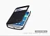 Шкіряний чохол (книжка) Nillkin для Samsung i9192/i9190/i9195 Galaxy S4 mini (+ плівка) (Чорний) - ITMag