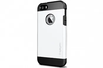 Пластиковая накладка SGP iPhone 5S/5 Case Tough Armor Series Smooth White (SGP10493) - ITMag