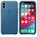 Apple iPhone XS Leather Case - Cape Cod Blue (MTET2) - ITMag