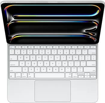 Apple Magic Keyboard for iPad Pro 13" (M4) - White (MWR43) - ITMag