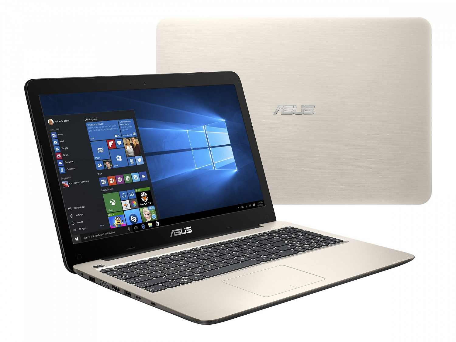 Купить Ноутбук ASUS X556UA (X556UA-DM430D) Golden - ITMag