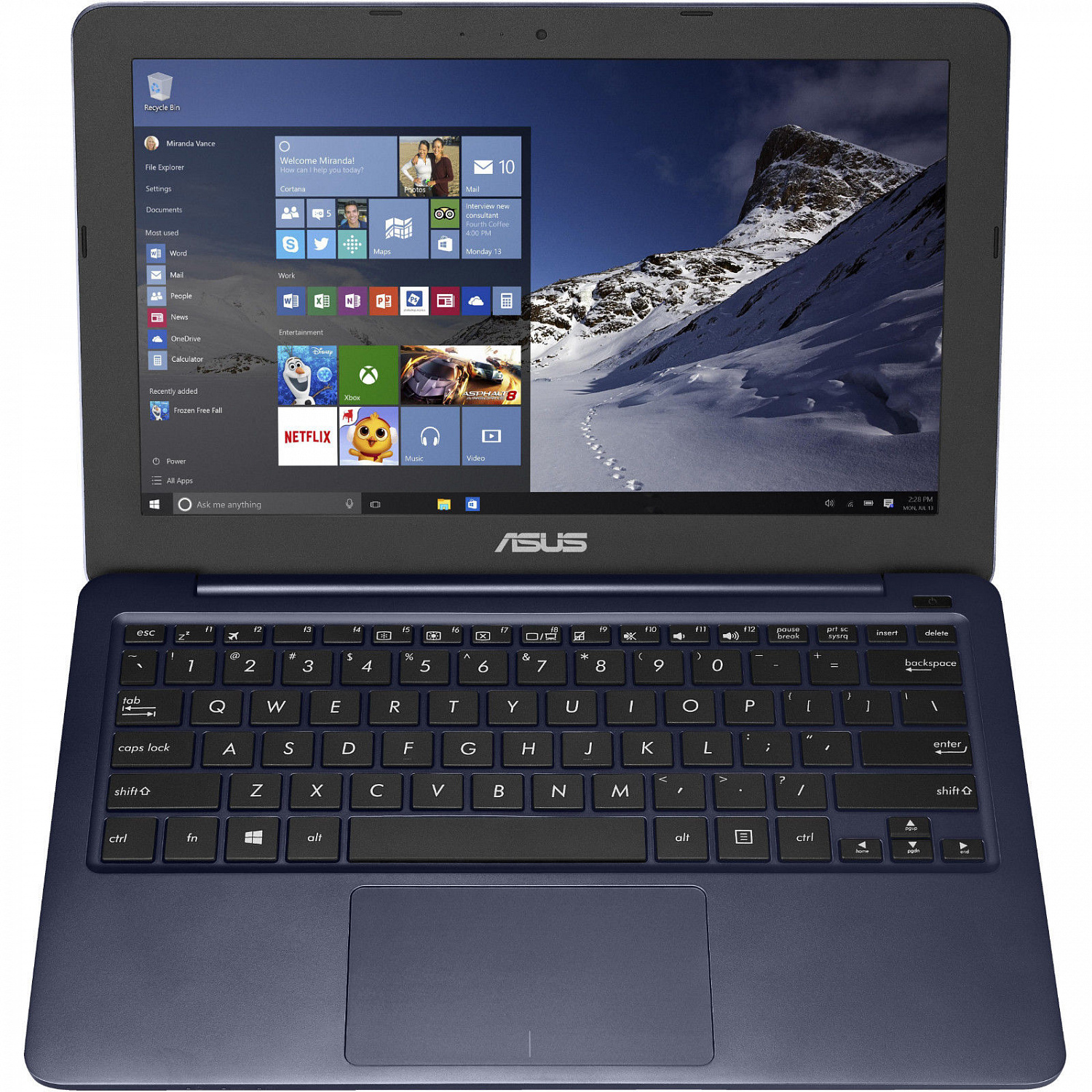 Купить Ноутбук ASUS R206SA (R206SA-FD0089T) Dark Blue - ITMag
