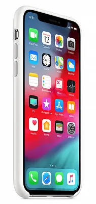 Apple iPhone XS Silicone Case - White (MRW82) - ITMag