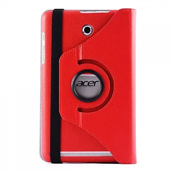 Чехол EGGO для Acer Iconia A1-840 (кожа, красный, поворотный) - ITMag