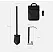 Лопата саперна Xiaomi HuoHou Multifunctional Shovel With Ax (HU0183) - ITMag