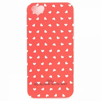 Чехол ARU для iPhone 5S Hearts Red - ITMag