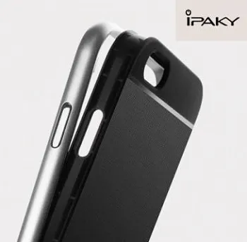 Чехол iPaky TPU+PC для Apple iPhone 6/6s (4.7") (Серебряный) - ITMag