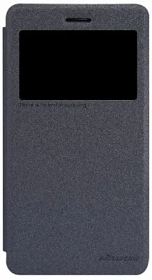 Кожаный чехол (книжка) Nillkin Sparkle Series для Lenovo S860 (Черный) - ITMag