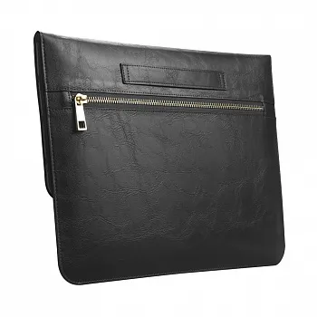 Чехол OATSBASF Genuine Leather для Macbook Air/Pro 13.3 (Black/Черный) - ITMag