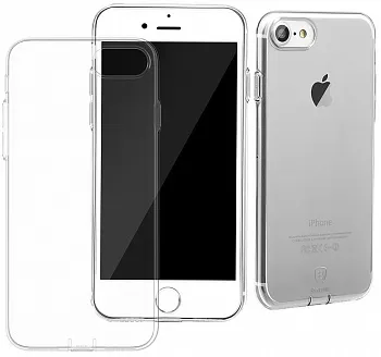 Чехол Baseus Simple Series Case (With-Pluggy) For iPhone7 Transparent (ARAPIPH7-A02) - ITMag