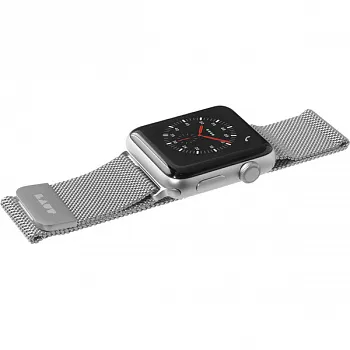 Ремешок для Apple Watch 42/44 mm LAUT STEEL LOOP Silver (LAUT_AWL_ST_SL) - ITMag