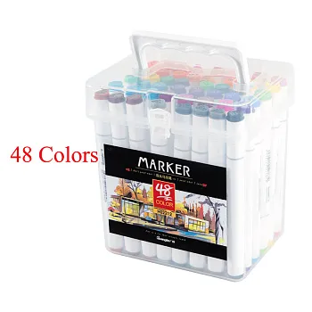 Набор Фломастеров Xiaomi Guangbo Storage Compartment Marker Pen 48 Colors (H02278) - ITMag