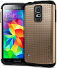 Пластиковая накладка SGP Slim Armor Series для Samsung G900 Galaxy S5 (Золотой / Copper Gold) - ITMag