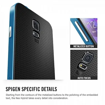 Чехол SGP Neo Hybrid Series для Samsung G900 Galaxy S5 (Синий / Electric Blue) (SGP10776) - ITMag
