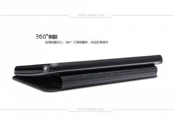 Кожаный чехол (книжка) Nillkin Sparkle Series для HTC One / M9 (Черный) - ITMag