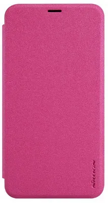 Кожаный чехол (книжка) Nillkin Sparkle Series для Meizu M2 Note (Розовый) - ITMag