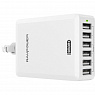 Зарядное устройство RAVPower 60W 12A 6-Port USB Desktop Charging Station with iSmart Technology White (RP-PC028) - ITMag