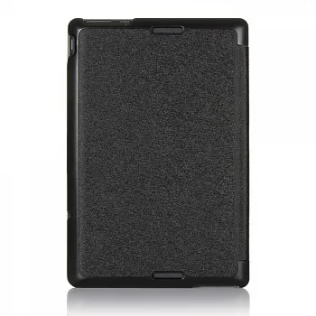 Чехол EGGO Silk Texture Tri-fold Stand Smart Leather Case для ASUS Transformer Book T100 (Черный/Black) - ITMag