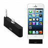 Переходник Lightning to 30-pin Adapter with 3.5mm audio for iPhone 5/5S black  - ITMag