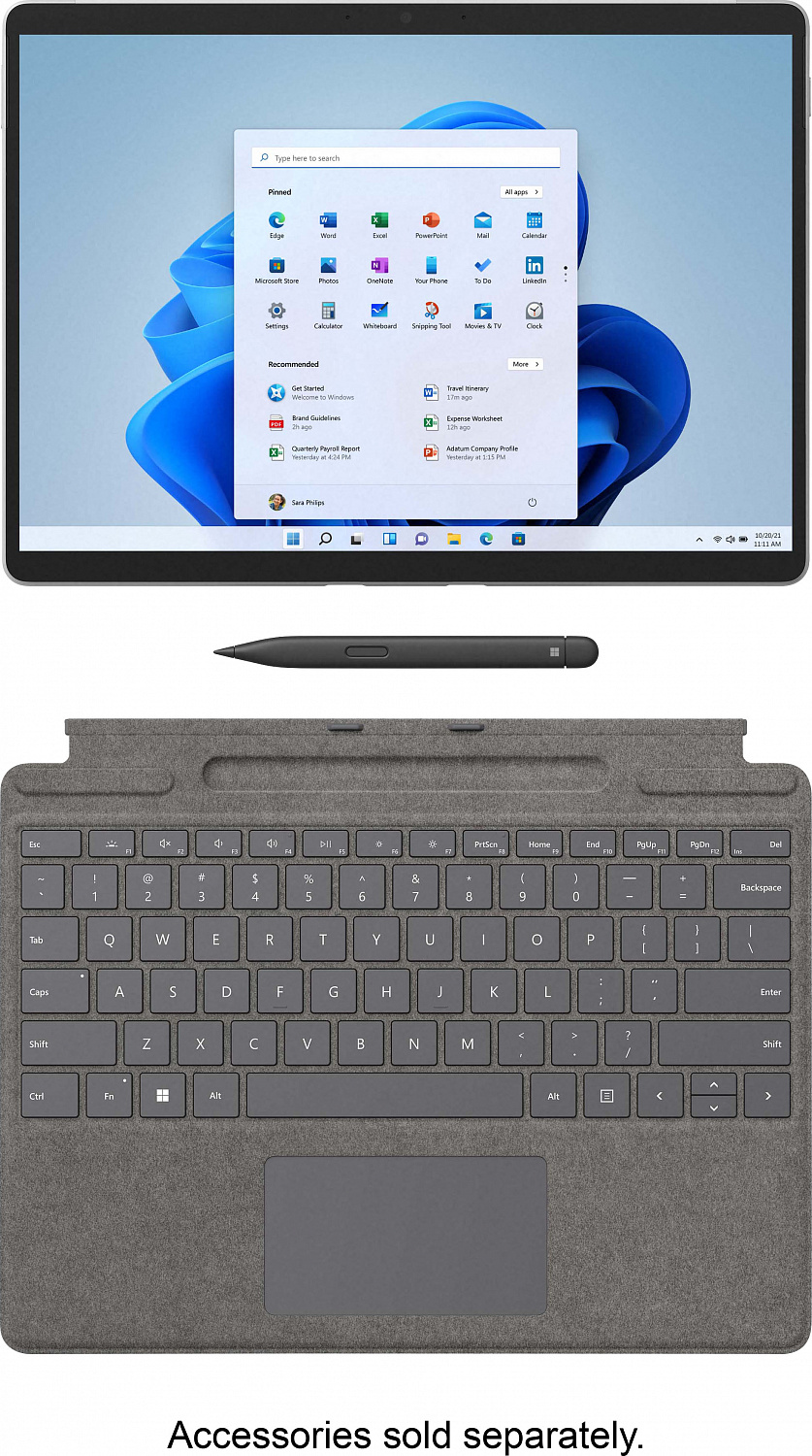 Купить Ноутбук Microsoft Surface Pro 8 i5 8/256GB Platinum (8PQ-00001) - ITMag