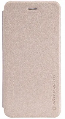 Кожаный чехол (книжка) Nillkin Sparkle Series для Apple iPhone 6/6S (4.7") (Золотой) - ITMag