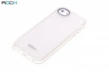 Чехол ROCK Joyful Free Series для Apple iPhone 5/5S (+пленка) (Бесцветный / White) - ITMag