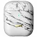 Чехол LAUT HUEX ELEMENTS for AirPods White Mramor (L_AP_HXE_MW) - ITMag
