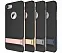 TPU+PC чехол Rock Royce Series с функцией подставки для Apple iPhone 7 plus (5.5") (Черный / Серый) - ITMag