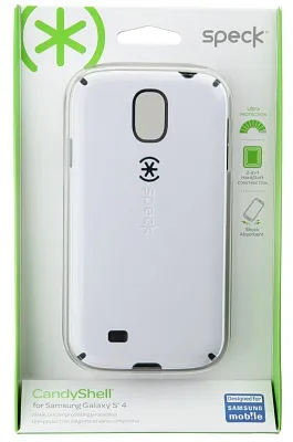 Чехол Speck Products CandyShell Samsung Galaxy S4 Case - White/Charcoal Grey - ITMag