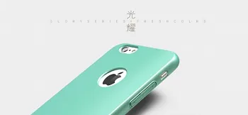 Пластиковая накладка Rock Glory Series для Apple iPhone 6/6S (4.7") (Бирюзовый / Green) - ITMag