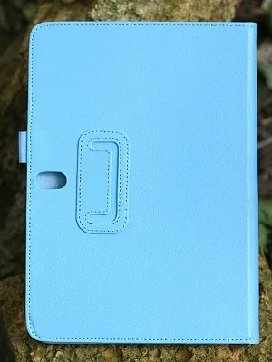 Кожаный чехол-книжка TTX с функцией подставки для Samsung Galaxy Note 10.1(2014) (Голубой) - ITMag