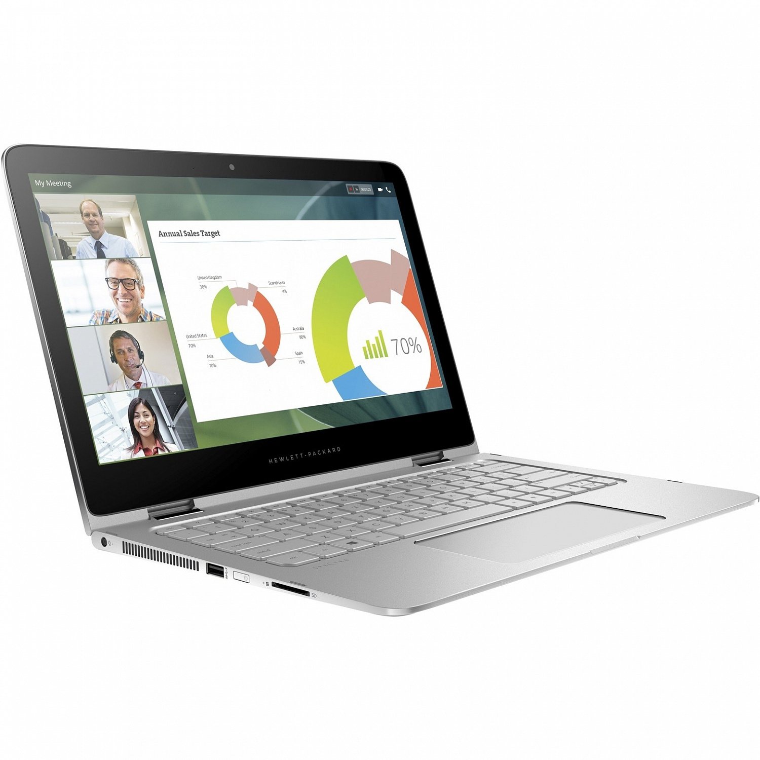 Купить Ноутбук HP Spectre Pro x360 G1 (L8T80ES) - ITMag