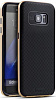 Чехол iPaky TPU+PC для Samsung G935F Galaxy S7 Edge (Черный / Золотой) - ITMag